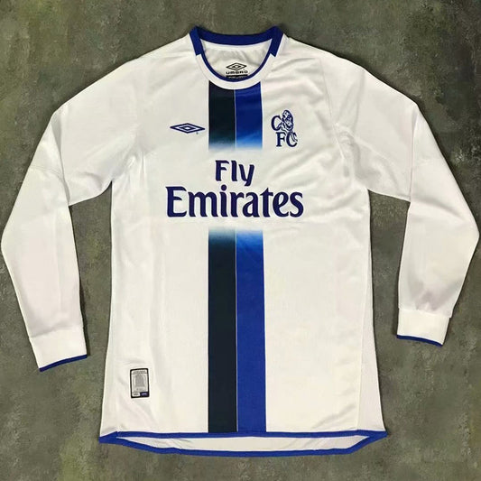 Chelsea FC 2003/04 Long Sleeve Away Retro Kit