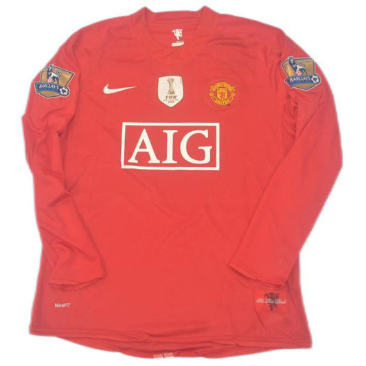 Manchester United 2008/09 Long Sleeve Home Kit