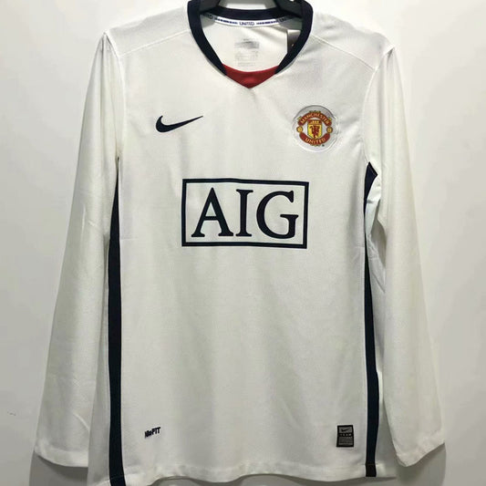 Manchester United 2008/09 Long Sleeve Away Kit