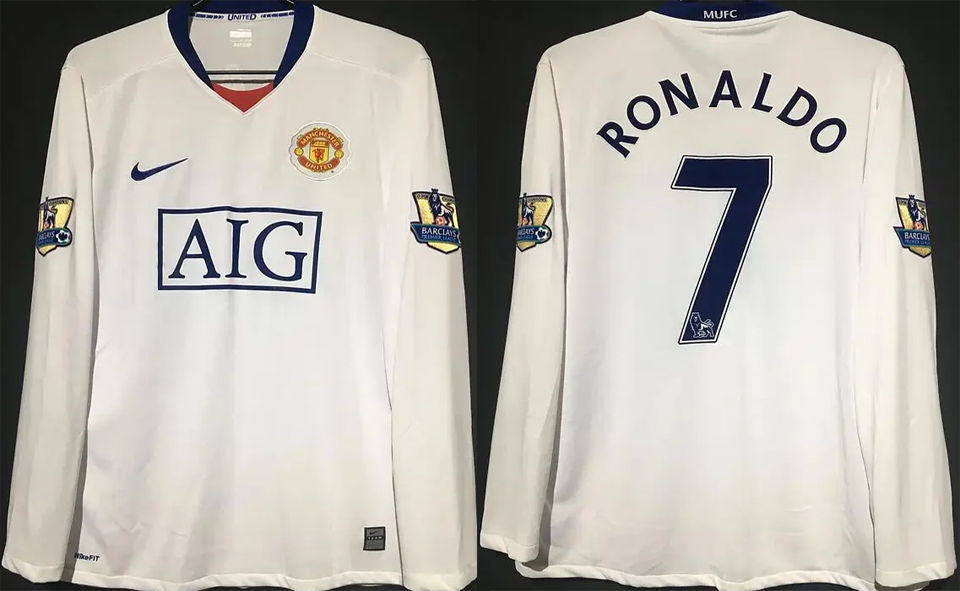 Manchester United 2008/09 Long Sleeve Away Kit