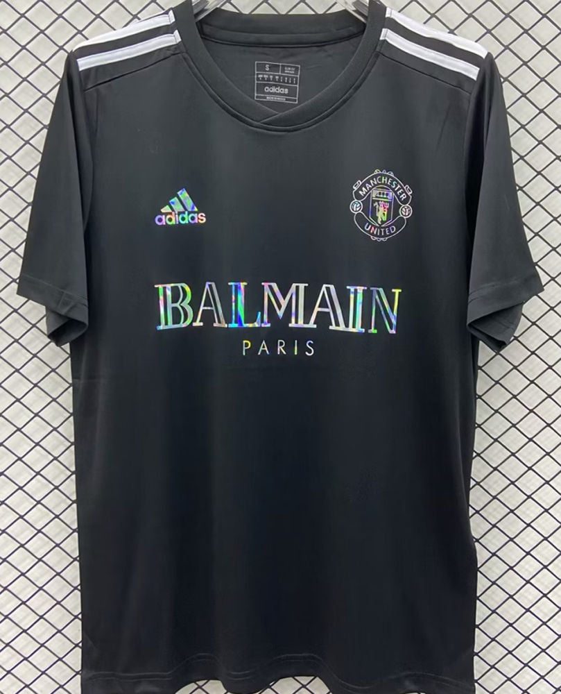 Manchester United x Balmain Paris Black Kit